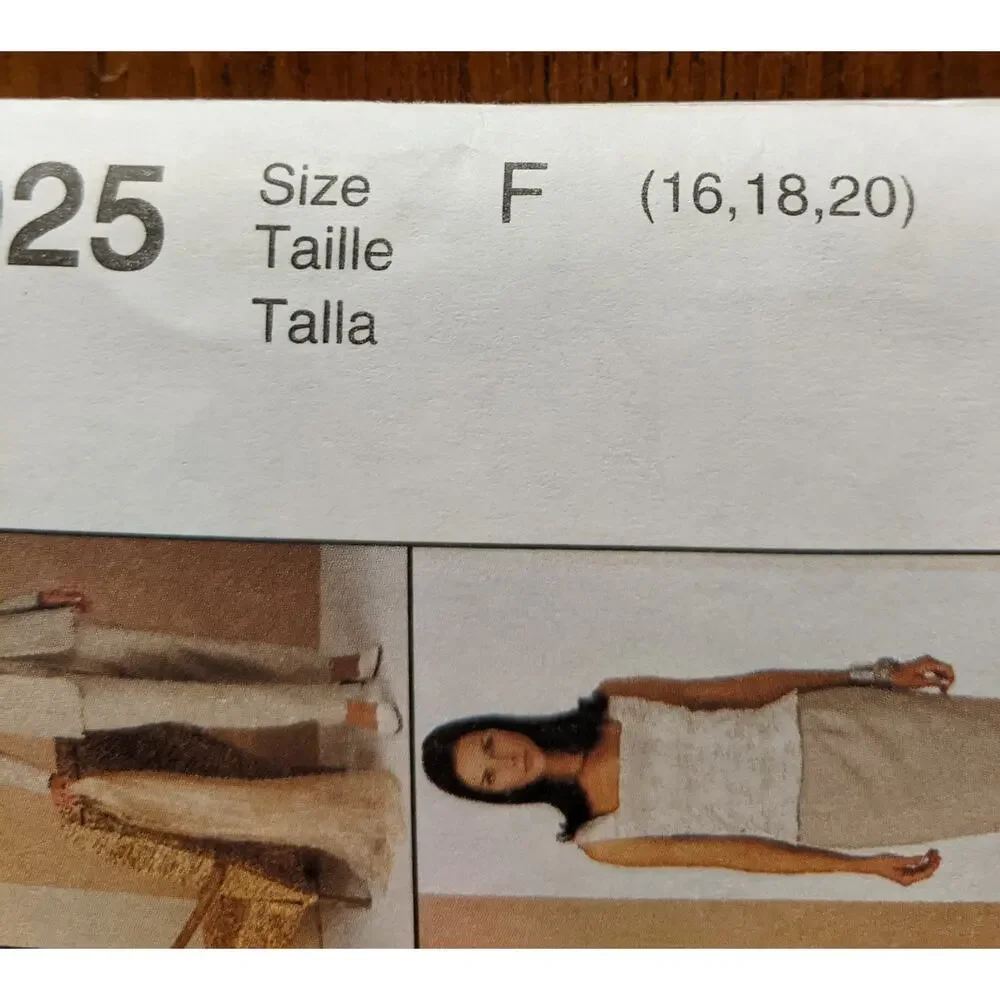 UNCUT Easy McCall's #2025 Outfit Pattern Size 16-20